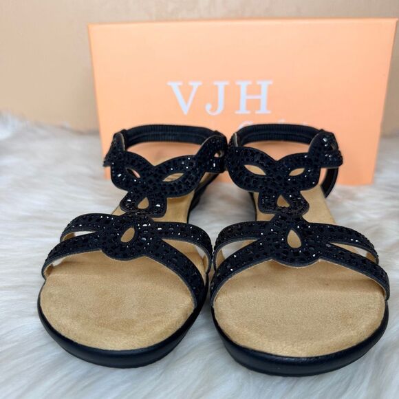 VJH Confort Rhinestone Sandals Size 7.5 - Picture 5 of 15